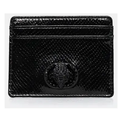 Kožené pouzdro na karty Kurt Geiger London SMALL LEATHER GOODS černá barva, 3595700719