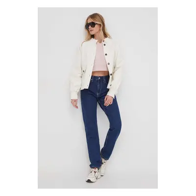 Džíny Calvin Klein Jeans dámské, high waist, J20J222748