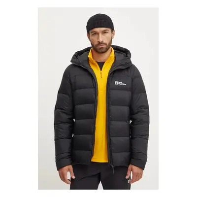 Péřová sportovní bunda Jack Wolfskin Nebelhorn černá barva, A61827