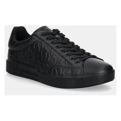 Sneakers boty Guess CASERTA černá barva, FMFCAS PAL12