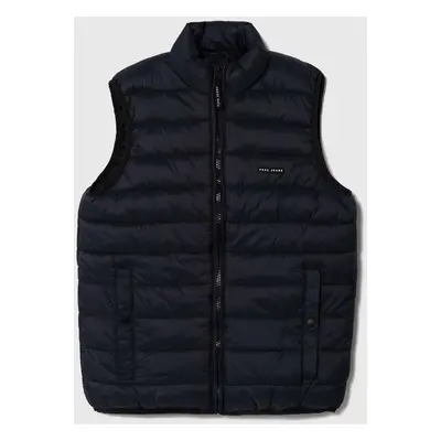 Dětská vesta Pepe Jeans Outerw Gilet tmavomodrá barva