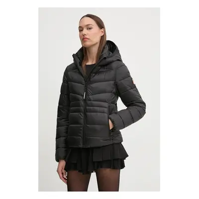 Bunda Superdry dámská, černá barva, zimní, W5011724A-02A