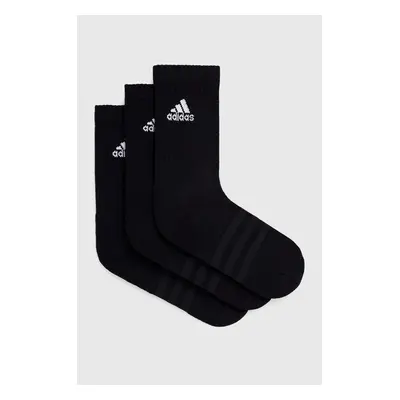 Ponožky adidas Performance 3-pack černá barva