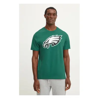 Bavlněné tričko Nike Philadelphia Eagles zelená barva, s potiskem, N199-3JD-86-CLH