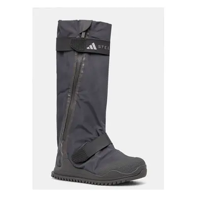 Boty adidas by Stella McCartney Rainboot dámské, šedá barva, zateplené, IE3553