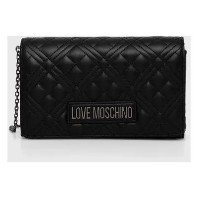 Kabelka Love Moschino černá barva, JC4079PP1LLA0000