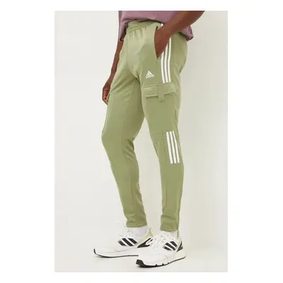 Tepláky adidas Tiro zelená barva, s aplikací, IW5990