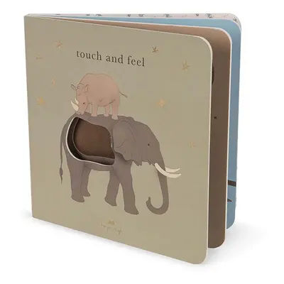 Brožura aktivit pro děti Konges Sløjd TOUCH AND FEEL BOOK SAFARI FSC KS101711