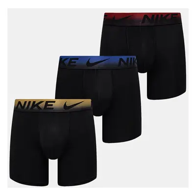 Boxerky Nike 3-pack pánské, zelená barva, 0000KE1157