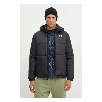 Bunda Under Armour INSULATED pánská, černá barva, zimní, 1389182