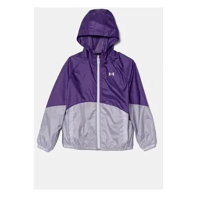 Dětská bunda Under Armour SPORT WINDBREAKER JKT fialová barva, 1384206