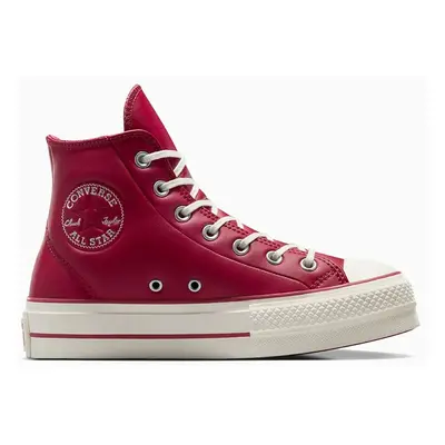 Kecky Converse Chuck Taylor All Star Lift dámské, červená barva, A11161C