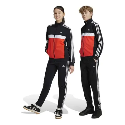 Dětská tepláková souprava adidas U 3S TIBERIO TS černá barva, IY1795