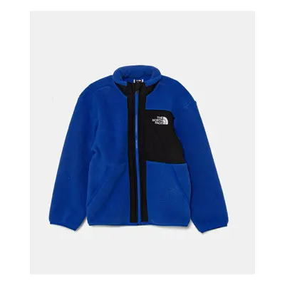 Dětská fleecová mikina The North Face YUMIORI FULL ZIP JACKET modrá barva, NF0A8AZGCZ61