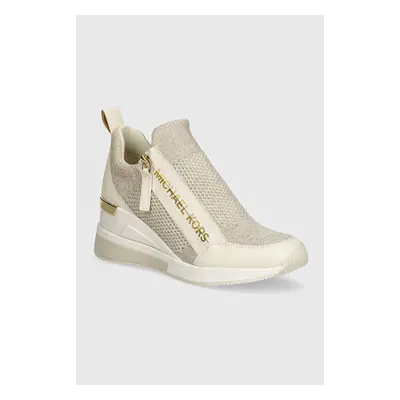 Sneakers boty MICHAEL Michael Kors Willis béžová barva, 43S3WIFS4D 104