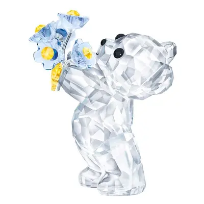 Dekorace Swarovski Kris Bear - Forget-me-not