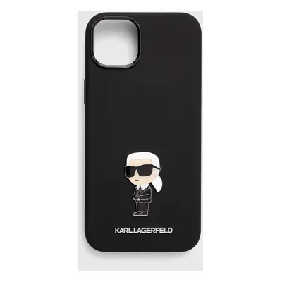 Obal na telefon Karl Lagerfeld iPhone 15 Plus / 14 Plus 6.7'' černá barva