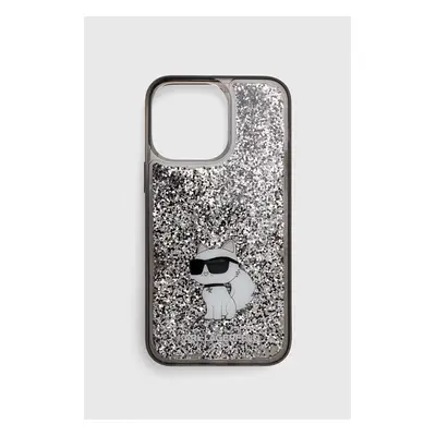 Obal na telefon Karl Lagerfeld iPhone 14 Pro Max 6.7'' pruhledná barva