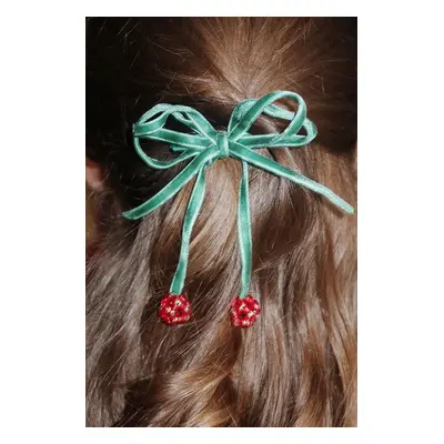 Vlasové gumičky Konges Sløjd 2 PACK CHERRY BOW HAIR CLIPS 2-pack KS101850