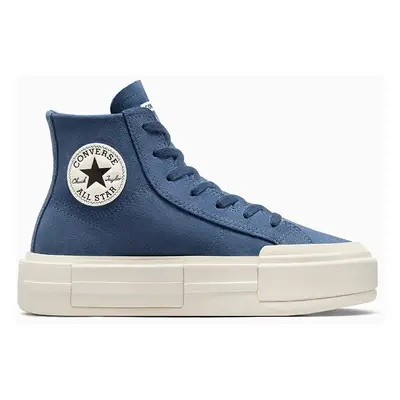 Semišové tenisky Converse Chuck Taylor All Star Cruise tmavomodrá barva, A10088C