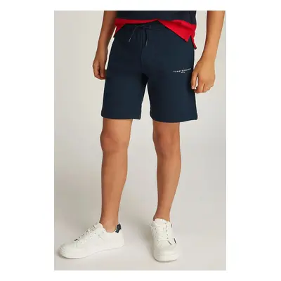 Dětské kraťasy Tommy Hilfiger tmavomodrá barva, KS0KS00627