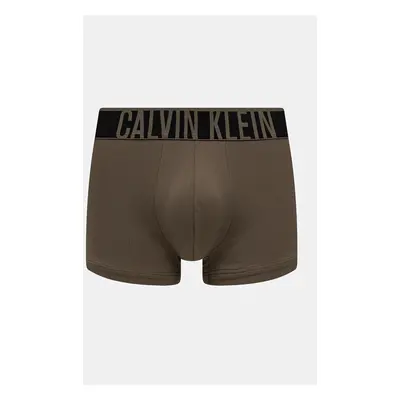 Boxerky Calvin Klein Underwear pánské, zelená barva, 000NB3836A