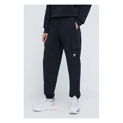 Tepláky adidas Originals Cargo Jogger černá barva, hladké, IT7576