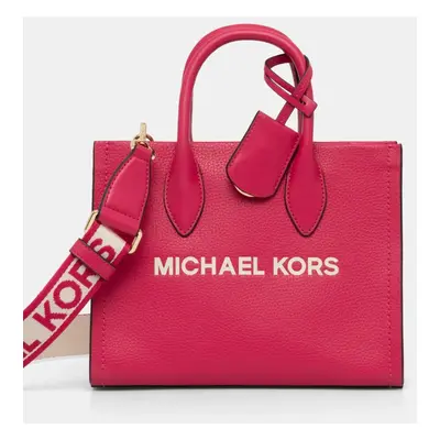 Kožená kabelka MICHAEL Michael Kors růžová barva, 35S4G7ZC5L