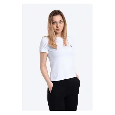 Bavlněné tričko Alpha Industries Basic bílá barva, 196054.09-white