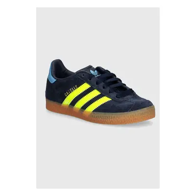 Dětské sneakers boty adidas Originals GAZELLE C tmavomodrá barva, IH2794