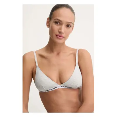 Podprsenka Juicy Couture TRIANGLE BRA šedá barva, JCLQB224518