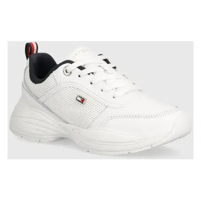 Sneakers boty Tommy Hilfiger CHUNKY RUNNER bílá barva, FW0FW07818