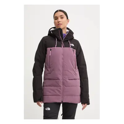 Péřová bunda The North Face Pallie růžová barva, NF0A3M178O01