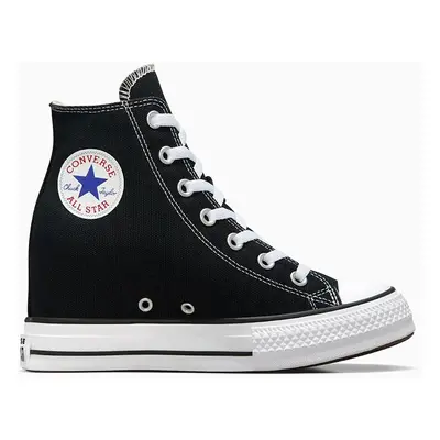 Kecky Converse Chuck Taylor All Star Wedge dámské, černá barva, A11909C