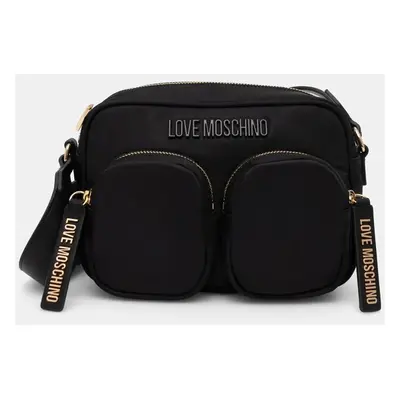 Kabelka Love Moschino černá barva, JC4381PP0L