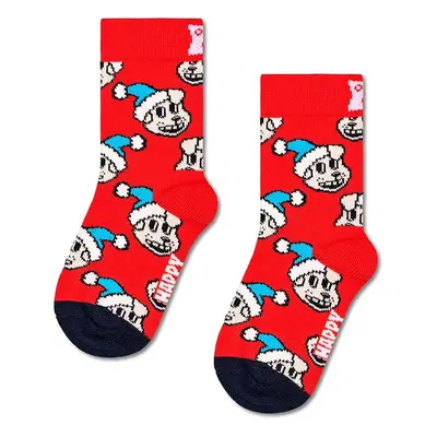 Dětské ponožky Happy Socks Kids Holiday Doggo Sock oranžová barva, P001691