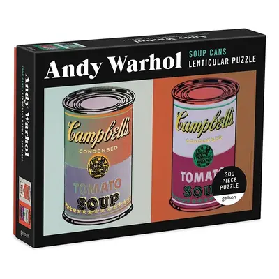 Puzzle Galison Andy Warhol Soup Cans 300 dílků