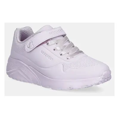 Dětské sneakers boty Skechers UNO LITE fialová barva, 310459L