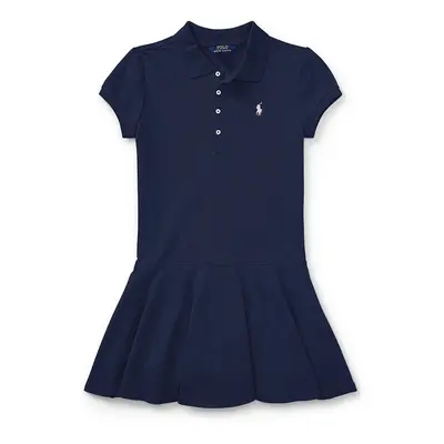 Dívčí šaty Polo Ralph Lauren tmavomodrá barva, mini, 313624740001