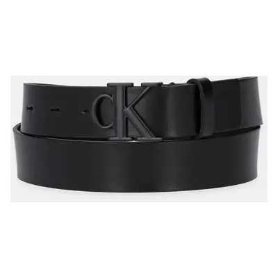 Kožený pásek Calvin Klein Jeans dámský, černá barva, K60K613125