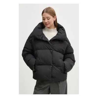 Péřová bunda Blauer dámská, černá barva, zimní, oversize, 24WBLDC03298