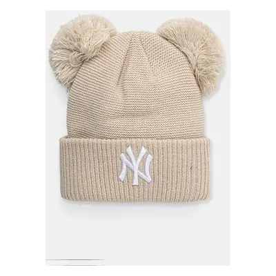 Čepice New Era NEW YORK YANKEES béžová barva, 60565265