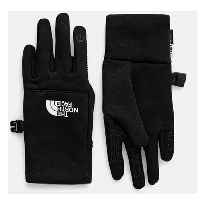 Dětské rukavice The North Face RECYCLED ETIP GLOVE černá barva, NF0A7WGEJK31