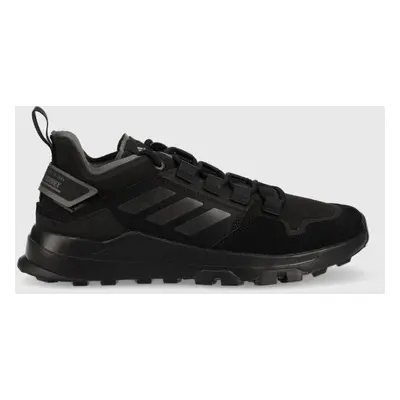 Boty adidas TERREX Hikster Low pánské, černá barva, GZ5720-CBLK/BLK