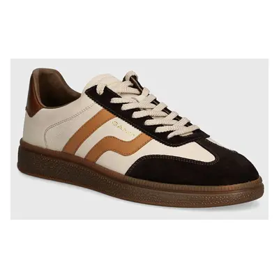 Kožené sneakers boty Gant Cuzmo béžová barva, 29631642 G412