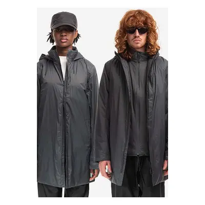 Bunda Rains Padded Nylon Coat 15480 SLATE šedá barva, přechodná