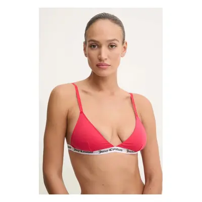 Podprsenka Juicy Couture TRIANGLE BRA červená barva, JCLQB224518