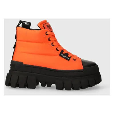 Kotníkové boty Palladium REVOLT BOOT OVERCUSH dámské, oranžová barva, 98863.835.M