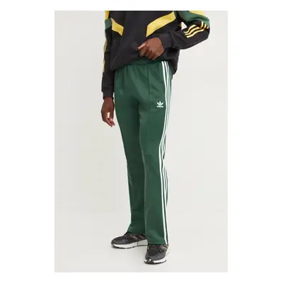 Tepláky adidas Originals 70S Track Pant zelená barva, vzorované, IX5224