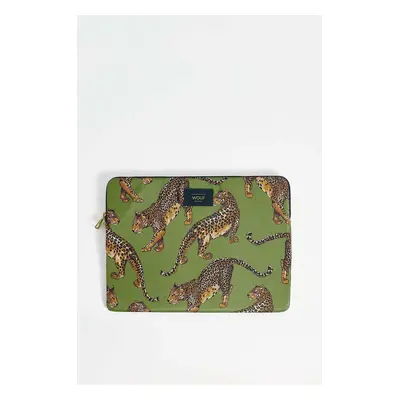 Obal na notebook WOUF Olive Leopard 13" & 14"